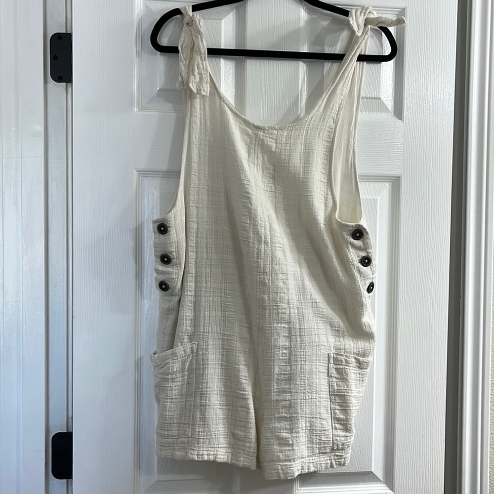 L space romper cover up